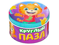 Пазл круглый в металлической коробке Sima-Land