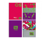 Тетрадь общая А5, 48 л. на гребне BG Simply Urban, 165×205 мм, клетка, ассорти Тетрадь общая А5, 48 л. на гребне BG Simply Urban, 165×205 мм, клетка, ассорти