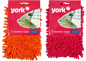 Насадка-моп из микрофибры для швабры York Salsa, 38,8×9 см