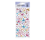 Наклейки акриловые Meshu, 25×10 см, 137 шт., Shiny Stars Наклейки акриловые Meshu, 25×10 см, 137 шт., Shiny Stars