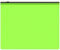 Папка-конверт пластиковая на молнии «Бюрократ Double Neon» А4+, 330*215 мм, толщина пластика 0,15 мм, салатовая