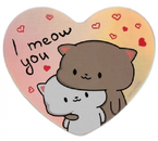 Магнит на бумажной основе Sima-Land, 7×6 см, голографический, «Коты» Магнит на бумажной основе Sima-Land, 7×6 см, голографический, «Коты»