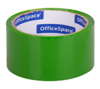Клейкая лента упаковочная цветная OfficeSpace, 48 мм×40 м, толщина ленты 45 мкм, зеленая Клейкая лента упаковочная цветная OfficeSpace, 48 мм×40 м, толщина ленты 45 мкм, зеленая