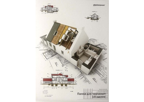 Папка для черчения schoolФормат, А3 (297×420 мм), 10 л., 180 г/м²