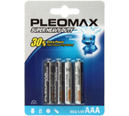 Батарейки солевые Samsung Pleomax Super Heavy Duty, AAA, R03, 1.5V, 4 шт.