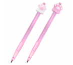 Ручка шариковая автоматическая с топпером Funster, Cat Paw, корпус ассорти, стержень синий Ручка шариковая автоматическая с топпером Funster, Cat Paw, корпус ассорти, стержень синий