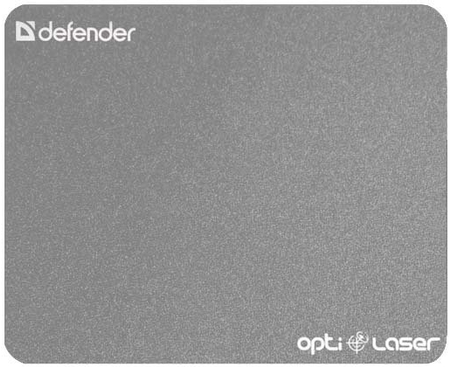 Коврик для мыши Defender Silver Opti-Laser, 220*180*0,4 мм, серебристый