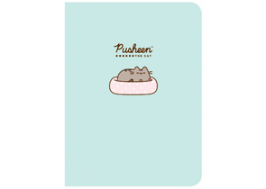 Тетрадь общая А5, 120 л. на кольцах Pusheen, 170×220 мм, клетка