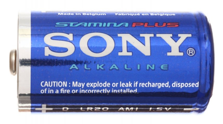 Батарейка щелочная Sony Stamina Plus Alkaline , D, LR20, 1.5V