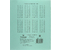 Тетрадь школьная А5, 18 л. на скобе «Тетрадофф», 167*205 мм, клетка, зеленая