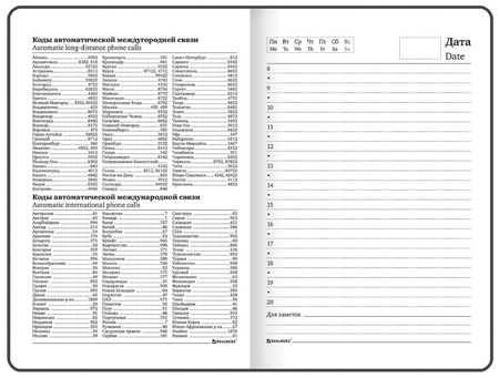 Ежедневник недатированный Brauberg А6 (на резинке), 110*145 мм, 128 л., «Офисный»