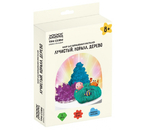 Набор для выращивание кристаллов 3 в 1 «Лучистый. Коралл. Дерево «Три совы», фиолетовый, изумрудный, голубой, 8+