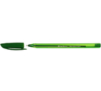 Ручка шариковая одноразовая Berlingo Triangle 100T, корпус зеленый, стержень зеленый