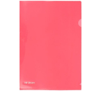 Папка-уголок пластиковая inФормат А4+, толщина пластика 0,18 мм, прозрачная красная Папка-уголок пластиковая inФормат А4+, толщина пластика 0,18 мм, прозрачная красная