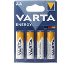 Батарейки щелочные Varta Energy, AA, LR6, 1.5V, 4 шт.