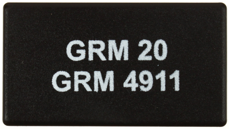 Подушка штемпельная сменная GRM (подходит для штампов Colop), GRM 20, 4911-P3 для оснасток: P20, Ideal 4911, неокрашенная