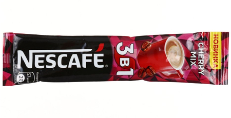 Кофе растворимый Nescafe 3в1, 13 г, Cherry Mix, в стике