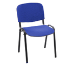 Стул офисный Helmi HL-F01 «Изо» для посетителей, обивка - синяя ткань Стул офисный Helmi HL-F01 «Изо» для посетителей, обивка - синяя ткань