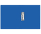Папка пластиковая с боковым зажимом «Бюрократ», толщина пластика 0,5 мм, синяя
