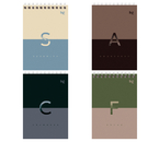 Блокнот на гребне BG А6, 100×145 мм, 40 л., клетка, «Прикосновение тумана», ассорти Блокнот на гребне BG А6, 100×145 мм, 40 л., клетка, «Прикосновение тумана», ассорти