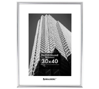 Фоторамка пластиковая Brauberg Original, 30×40 см, серебристая Фоторамка пластиковая Brauberg Original, 30×40 см, серебристая