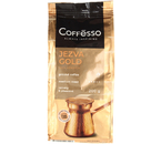 Кофе молотый для турки Coffesso Jezva Gold, 200 г, среднеобжаренный Кофе молотый для турки Coffesso Jezva Gold, 200 г, среднеобжаренный