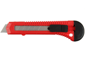 Нож канцелярский Workmate, ширина лезвия 18 мм, красный Нож канцелярский Workmate, ширина лезвия 18 мм, красный