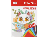 Картон белый односторонний А4 ColorPics