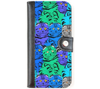 Кошелек на кнопке из натуральной кожи, 18×9,5×2,5 см, «Коты», черный Кошелек на кнопке из натуральной кожи, 18×9,5×2,5 см, «Коты», черный