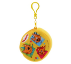 Кошелек детский для мелочи Sima-Land (плюш), 9×1 см, «Три кота», желтый Кошелек детский для мелочи Sima-Land (плюш), 9×1 см, «Три кота», желтый