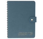 Ежедневник недатированный на гребне BG Embrace (А5), 160×210 мм, 136 л., Agate, серо-голубой Ежедневник недатированный на гребне BG Embrace (А5), 160×210 мм, 136 л., Agate, серо-голубой