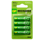 Аккумулятор GP, AA, 1.2V, 1000 mAh (4 шт. в упаковке) Аккумулятор GP, AA, 1.2V, 1000 mAh (4 шт. в упаковке)