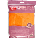 Тряпка для мытья пола из микрофибры OfficeClean «Люкс», 70×80 см, оранжевая Тряпка для мытья пола из микрофибры OfficeClean «Люкс», 70×80 см, оранжевая