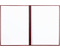 Папка адресная «Красная звезда», «Виньетка», без надписи, с тиснением, бордовая