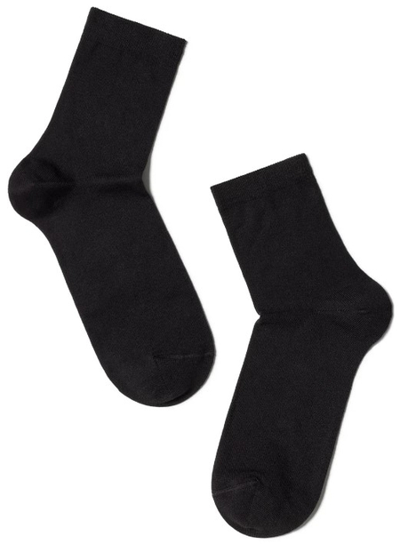 Носки женские Conte Elegant 3DSocks, размер 23-25, черные (высокие)