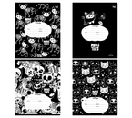 Тетрадь школьная А5, 12 л. на скобе BG Monsters, 165×205 мм, клетка, ассорти Тетрадь школьная А5, 12 л. на скобе BG Monsters, 165×205 мм, клетка, ассорти