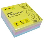 Бумага для заметок с липким краем Silwerhof Eco, 76×76 мм, 1 блок×300 л., 3 цвета, пастель Бумага для заметок с липким краем Silwerhof Eco, 76×76 мм, 1 блок×300 л., 3 цвета, пастель