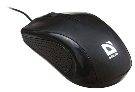 Мышь компьютерная Defender Optimum MB-160, USB, проводная, черная