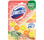 Блок для унитаза в пластиковом подвесе Domestos, 50 г, «Сила тропиков» Блок для унитаза в пластиковом подвесе Domestos, 50 г, «Сила тропиков»