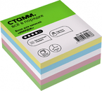 Блок бумаги для заметок «Куб. Стамм. Имидж», 90×90×45 мм, непроклеенный, 4 цвета Блок бумаги для заметок «Куб. Стамм. Имидж», 90×90×45 мм, непроклеенный, 4 цвета