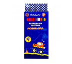 Карандаши цветные «ПандаРог. Гонка», 24 цвета, длина 175 мм Карандаши цветные «ПандаРог. Гонка», 24 цвета, длина 175 мм