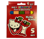 Мел цветной Hello Kitty, 5 шт., Jumbo