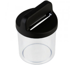 Диспенсер для скрепок магнитный «Стамм», 50×70 мм, прозрачный с черной крышкой Диспенсер для скрепок магнитный «Стамм», 50×70 мм, прозрачный с черной крышкой