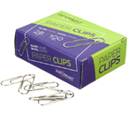 Скрепки проволочные inФормат, 28 мм, 100 шт., округлые, никелированные Скрепки проволочные inФормат, 28 мм, 100 шт., округлые, никелированные