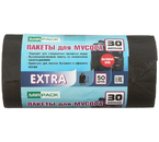 Пакеты для мусора MirPack Extra (ПНД), 30 л, 50 шт., черные Пакеты для мусора MirPack Extra (ПНД), 30 л, 50 шт., черные