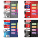 Блокнот-тетрадь на гребне с разделителями Brauberg, 170×215 мм, 120 л., линия, Rich, ассорти Блокнот-тетрадь на гребне с разделителями Brauberg, 170×215 мм, 120 л., линия, Rich, ассорти