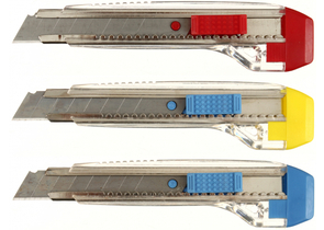 Нож канцелярский BL-801, ширина лезвия 18 мм, корпус ассорти Нож канцелярский BL-801, ширина лезвия 18 мм, корпус ассорти
