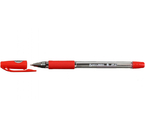Ручка шариковая Brauberg BP-GT, корпус прозрачный, стержень красный