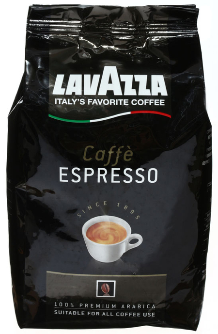 Кофе натуральный в зернах Lavazza Caffe Espresso , 1000 г, среднеобжаренный