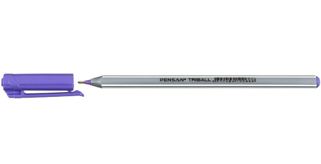 Набор шариковых ручек одноразовых Pensen Triball, 8 шт., 8 цв.